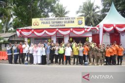 Tinjau Pos Pam Lebaran, ini kata Bupati Tapsel ke petugas
