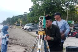 Pantauan hilal 1 Syawal 1445 Hijriah di Belitung terhalang awan mendung