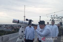 Hilal Awal Syawal 1445 H di Kalsel tertutup awan meski tinggi di atas 6 derajat