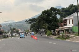 Puncak arus mudik di Jalur Nagreg Bandung sudah terlewati