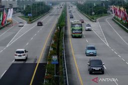 Volume kendaraan di ruas tol Jombang-Mojokerto