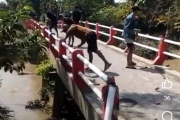 Polisi tangkap sembilan orang terkait perusakan jembatan