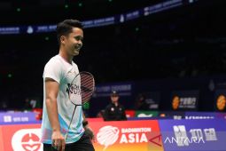 BAC 2024 - Menang mudah, Ginting lanjut ke delapan besar