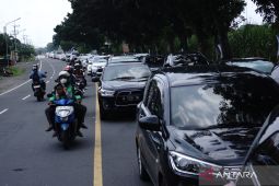 Jalur arteri di Jombang macet H+1 Lebaran
