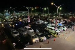 Arus pemudik dari Jawa menuju Sumatera ternyata masih ramai