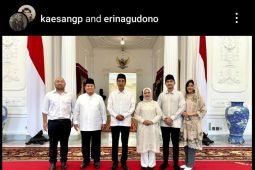 Prabowo dan putranya Didit datangi Istana pada Idul Fitri hari ke-2