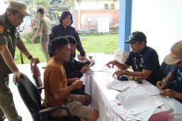 Satpol PP Badung inspeksi identitas pemudik di Terminal Mengwi Bali