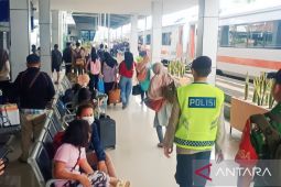 Intel Polres OKU Timur disebar di jalur arus balik