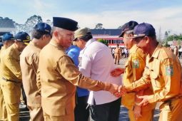 Pemkab Simalungun apel gabungan hari pertama kerja usai libur Lebaran