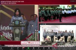 Kakanwil Harun Sulianto ikuti apel pagi, Plh Sekjen Kemenkumham minta jajarannya  lakukan ini