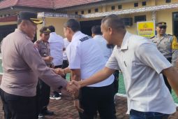 Polres Simalungun halal bihalal eratkan persaudaraan jajaran personel