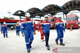 BPH Migas - Pertamina Sumbagsel cek layanan depot pengisian bahan bakar di Bandara SMB II