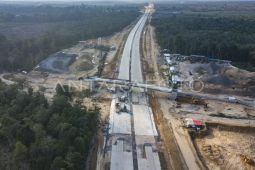 Progres pembangunan tol Bayung Lencir-Tempino