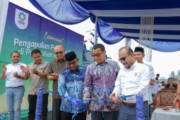 PEMA lifting perdana komoditas sulfur lewat Pelabuhan Kuala Langsa