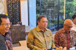 Airlangga optimistis ekonomi Indonesia tetap tumbuh lima persen pada kuartal I