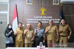 Kemenkumham harmonisasi Raperbud Hak Keuangan DPRD Bangka Tengah