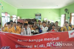 Honda Babel berikan sosialisasi safety riding kepada siswa SMA Muhammadiyah