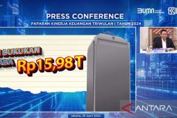 BRI catat laba naik jadi Rp15,98 triliun pada triwulan I 2024