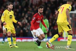 Dua gol di pengujung laga menangkan MU atas Sheffield