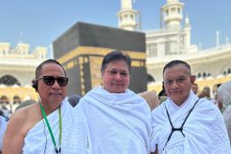 Petinggi Partai Golkar menunaikan umrah untuk syukuri hasil Pemilu 2024