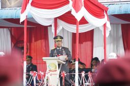 Kanwil Kemenkumham Sumut membuka upacara HBP-60