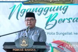 Nganggung HUT ke 258 Kota Sungailiat Berlangsung Semarak