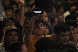 Nobar di Medan meriah hasil Bobby Nasution respons "Garuda Mendunia"