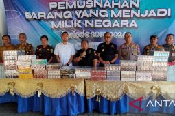 Bea Cukai Bojonegoro musnahkan barang ilegal sitaan