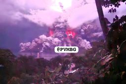 Aktivitas vulkanik Gunung Ruang  kembali meningkat