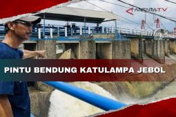 Pintu penguras air Bendung Katulampa jebol