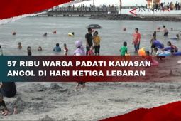 57 ribu warga padati kawasan Ancol di hari ketiga Lebaran