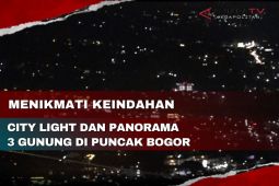 Menikmati keindahan city light dan panorama 3 gunung di Puncak Bogor