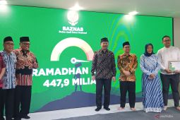 Baznas RI himpun ZIS sebesar Rp447,9 miliar selama Ramadhan 1445 H