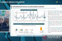 BPS: Inflasi Lebaran 2024 lebih rendah dari tahun-tahun lalu