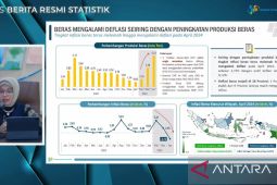 BPS: Beras alami deflasi pada April seusai inflasi selama 8 bulan