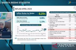 BPS: Transportasi beri andil terbesar inflasi bulanan April 2024