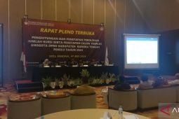 KPU Bangka Tengah gelar rapat pleno penetapan hasil pemilu
