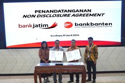 Bank Jatim dan Bank Banten tandatangani "NDA" pembentukan KBU