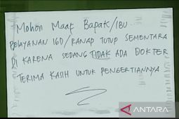 Miris, Puskesmas di Aceh Barat hentikan layanan IGD dan rawat inap karena tidak ada dokter