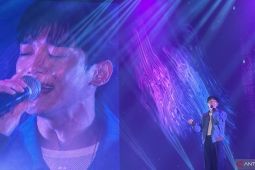 Chen hibur penggemar di Saranghaeyo Indonesia 2024