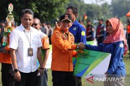 413 relawan bencana Kabupaten Bekasi kini terlindungi program BPJAMSOSTEK
