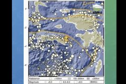Gempa magnitudo 5,8 guncang Seram, Maluku