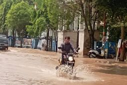 Jalan Lintas Sumatera OKU lumpuh akibat banjir 1,5 meter