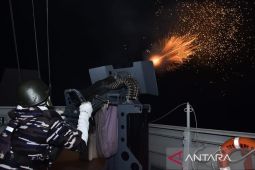 Latopslagab 2024 uji tembak rudal dan torpedo dari empat KRI