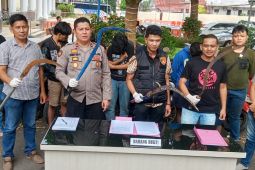 Polisi tangkap lima pemuda kelompok berandal bermotor di Jambi