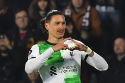 Arne Slot sebut "terlalu dini" nilai ketajaman Darwin Nunez