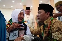 360 JCH Kabupaten Asahan Kloter 1 embarkasi Medan masuk asrama haji