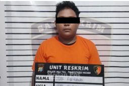Polisi tangkap para anggota geng  motor di Kota Medan