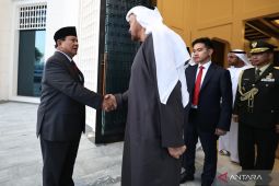 Prabowo discusses defense cooperation with UAE Presidet