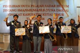 Kejati Kaltim  bina karakter siswa melalui Duta Pelajar Sadar Hukum